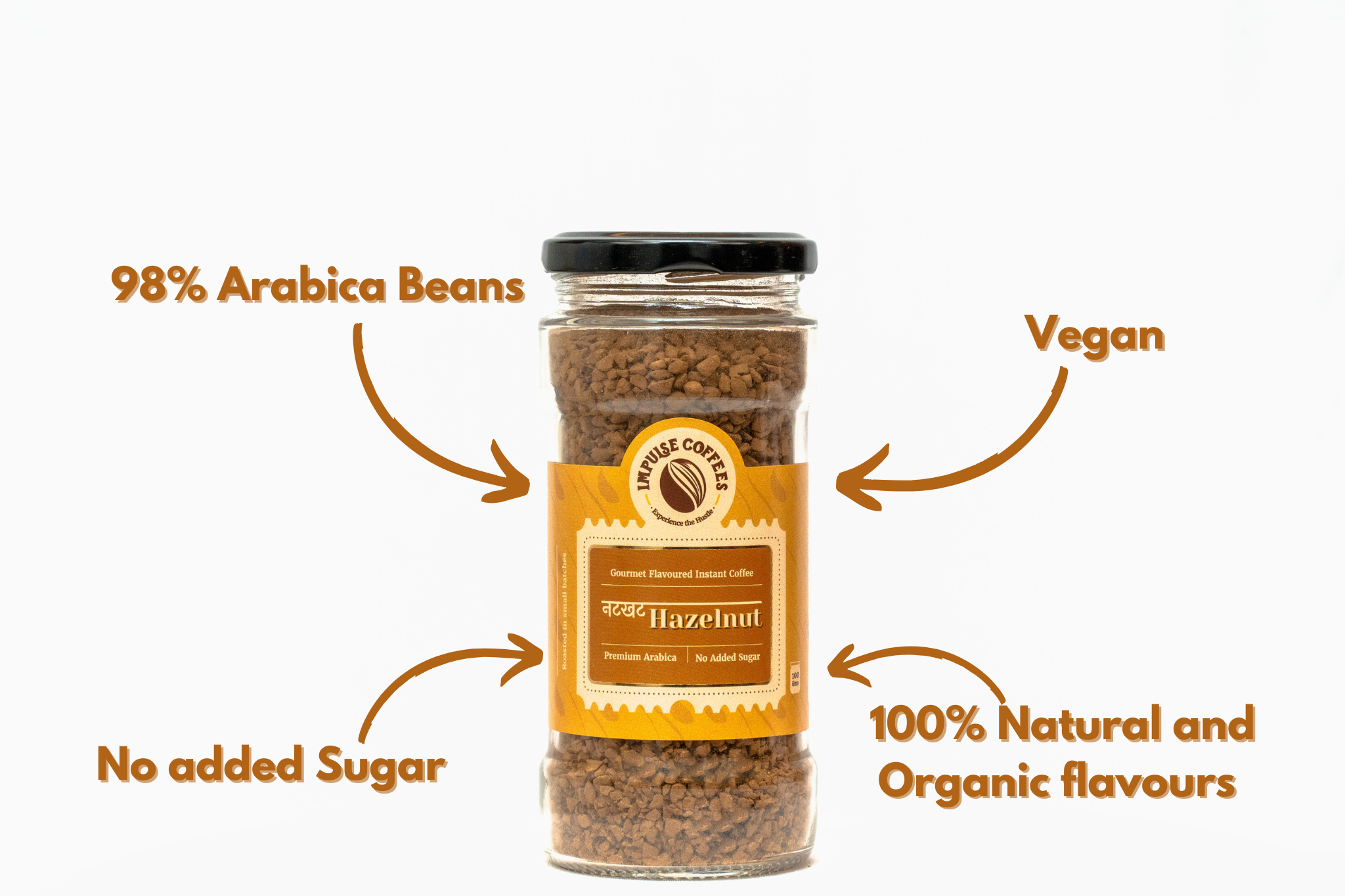 Nutty Sibling Energy | Nutkhat hazelnut 100gms Jar + The Whip Milk Frother