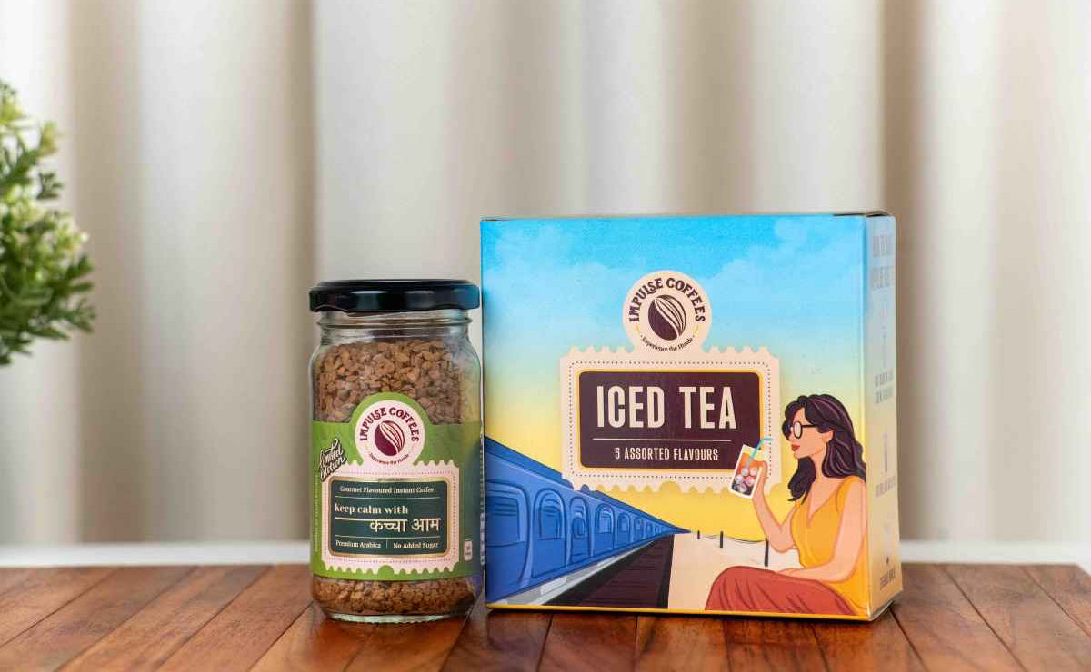 Beach Please Combo| Keep Calm With Kaccha Aam 50g jar + Assorted Instant Iced Tea Box