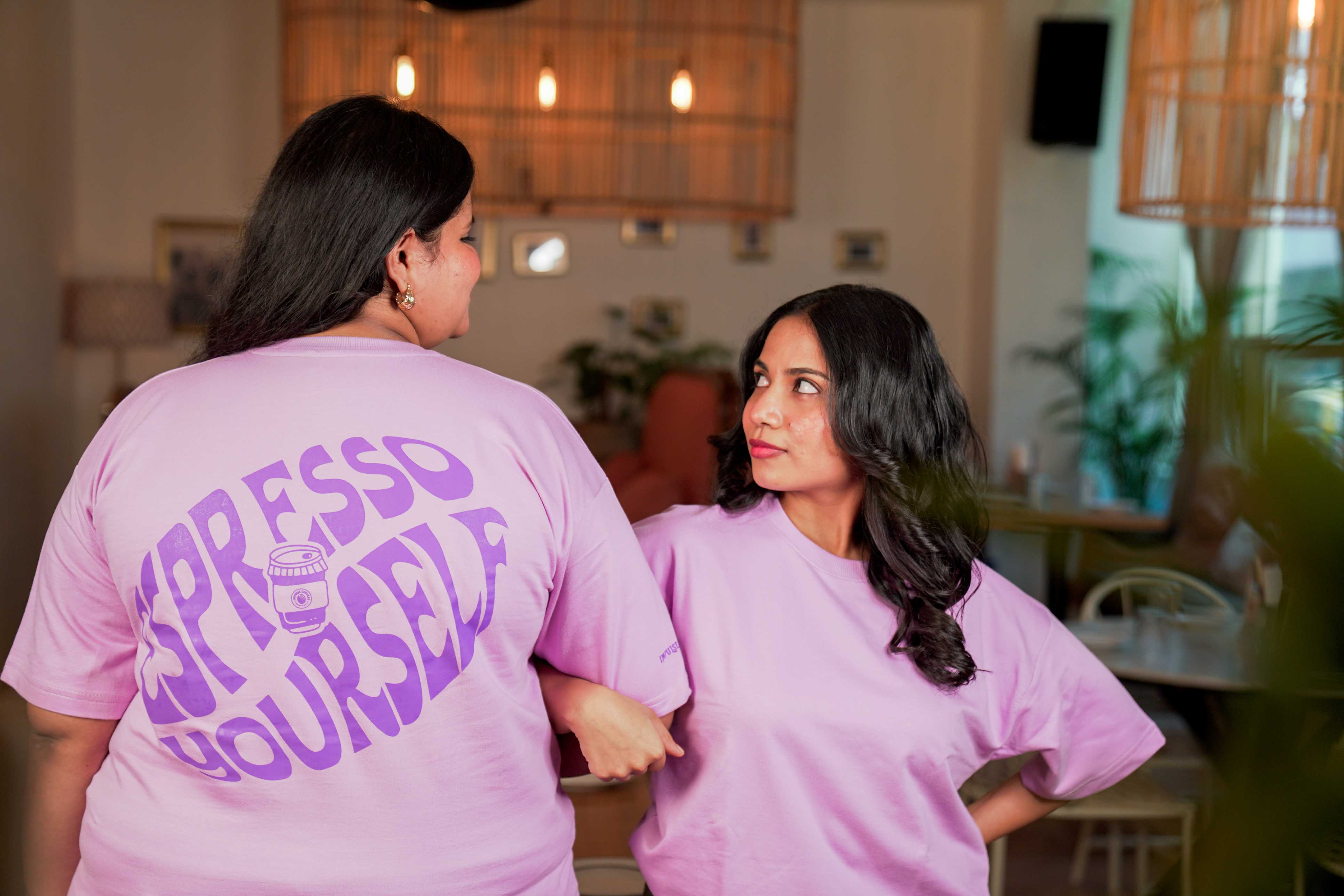 Espresso Yourself - Oversized T-shirt - Lavender