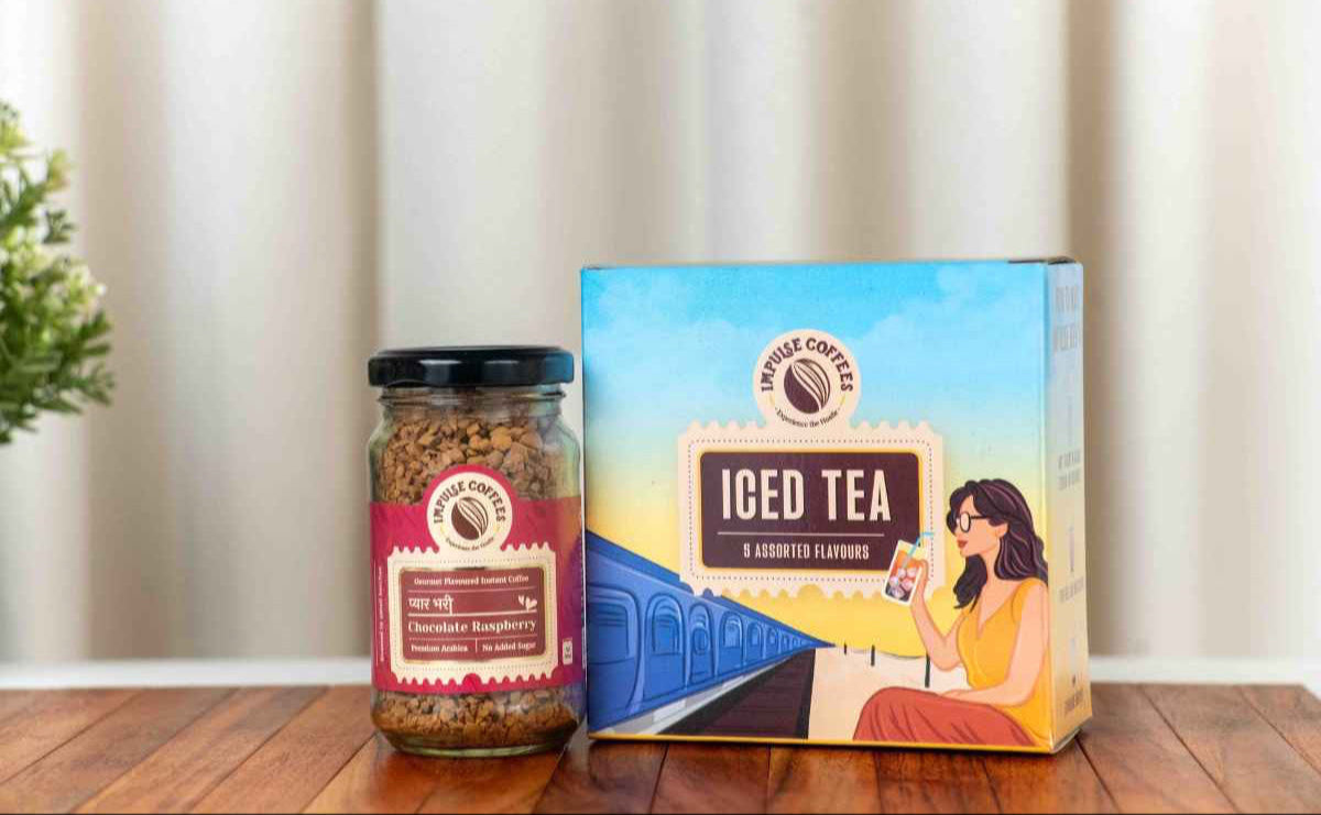 Garmi Ka Jugaad Combo| Pyaarbhari Chocolate Raspberry 50g jar + Assorted Instant Iced Tea Box