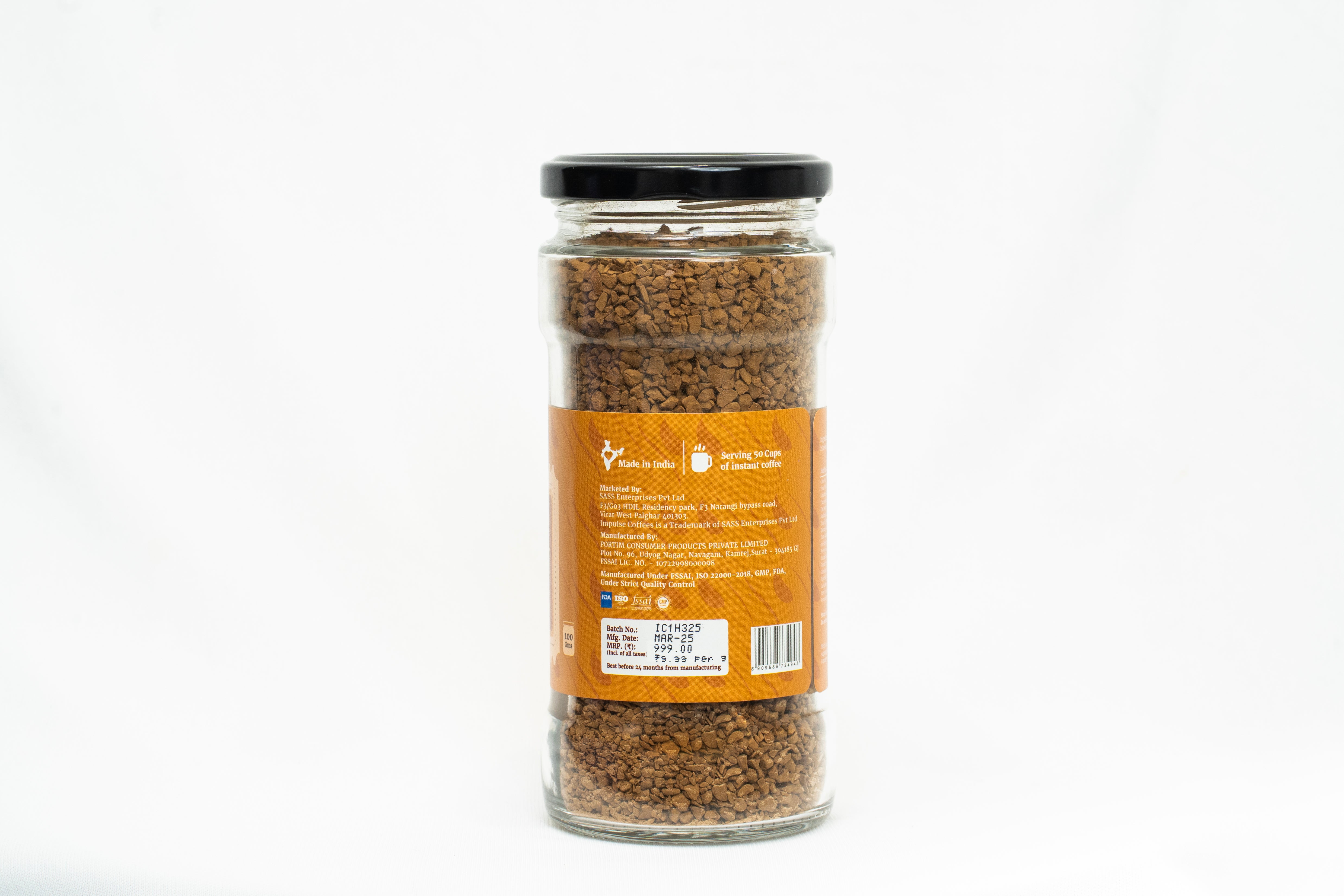 NutKhat Hazelnut Premium Instant Coffee 100gms