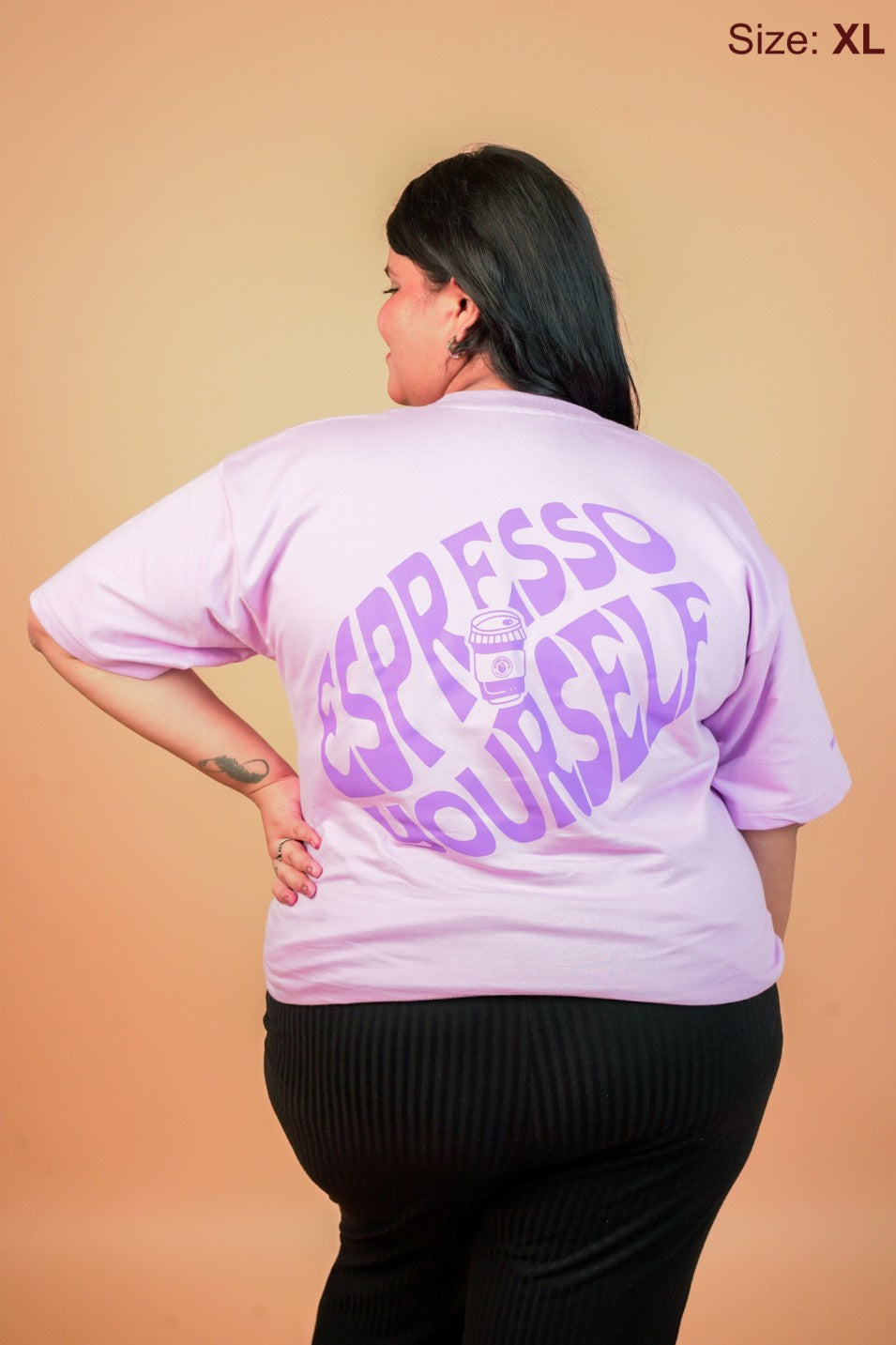 Oversized Lavender Espresso Yourself TShirt
