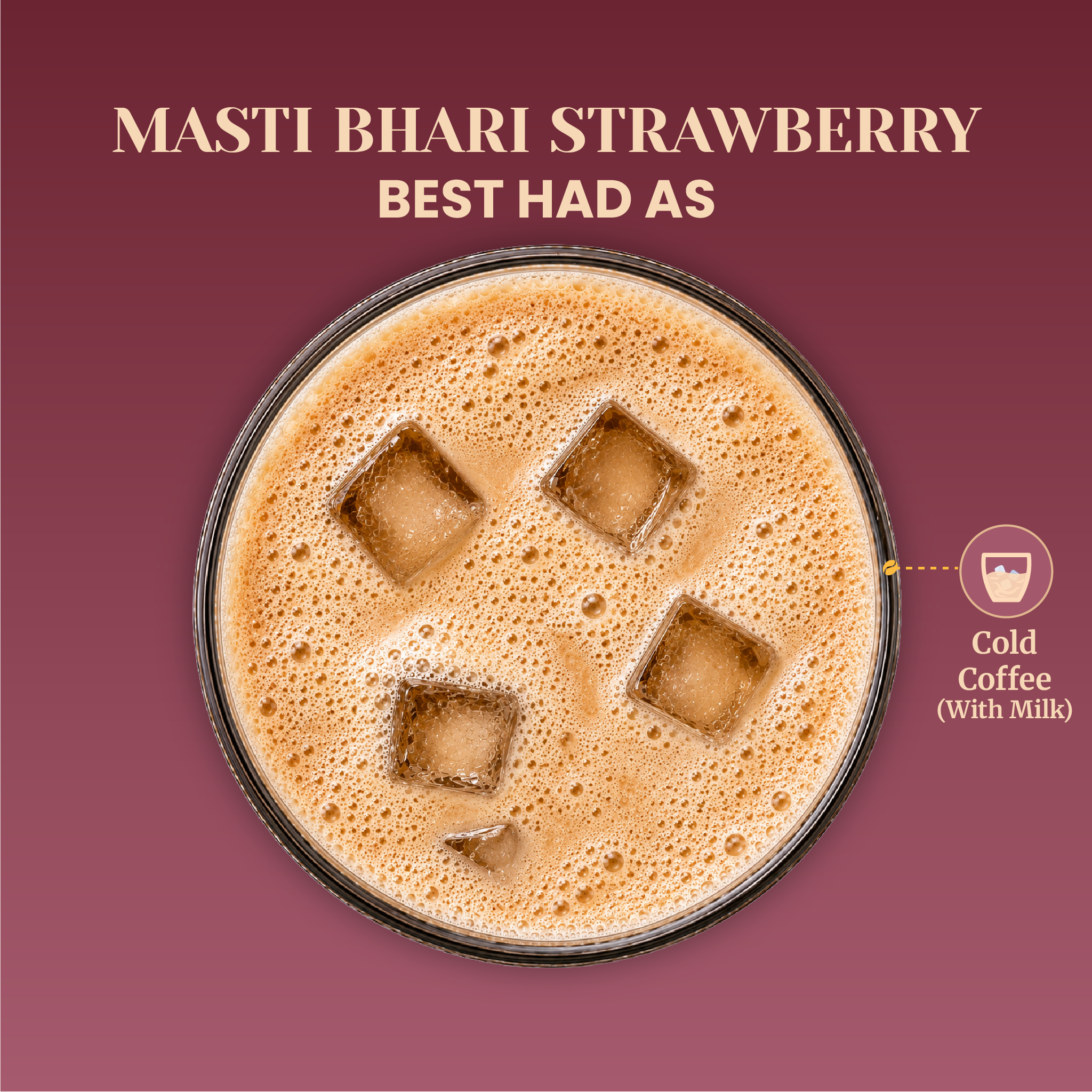 Everyone’s Favourites Combo | Mastibhari Strawberry Coffee Powder 50 gms jar + Mocha pe Chauka Coffee Powder 50 gms jar + Vichaar over Vanilla coffee powder 50 gms jar