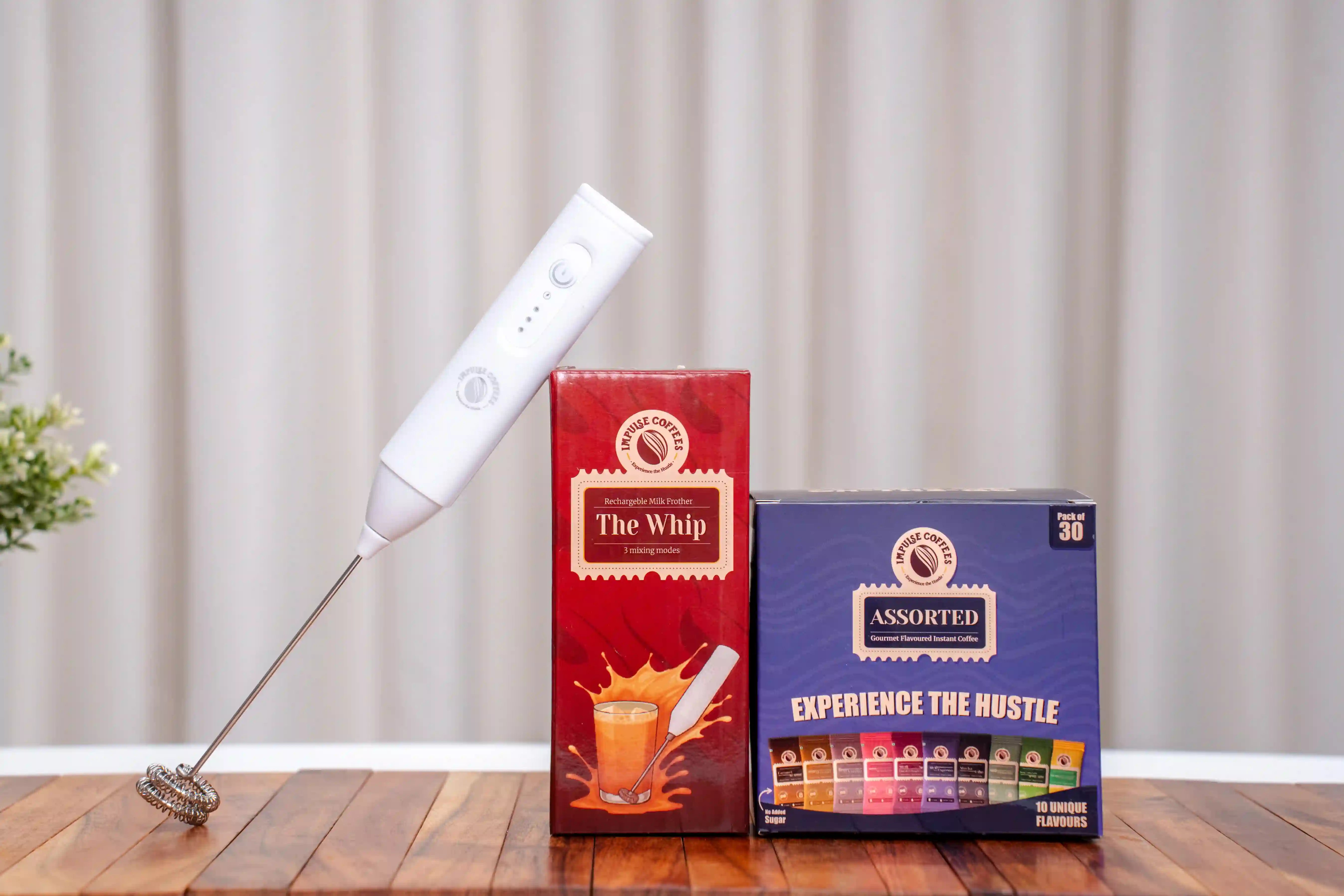 Hustle On The Go Kit | Assorted Box + The Whip (Frother)