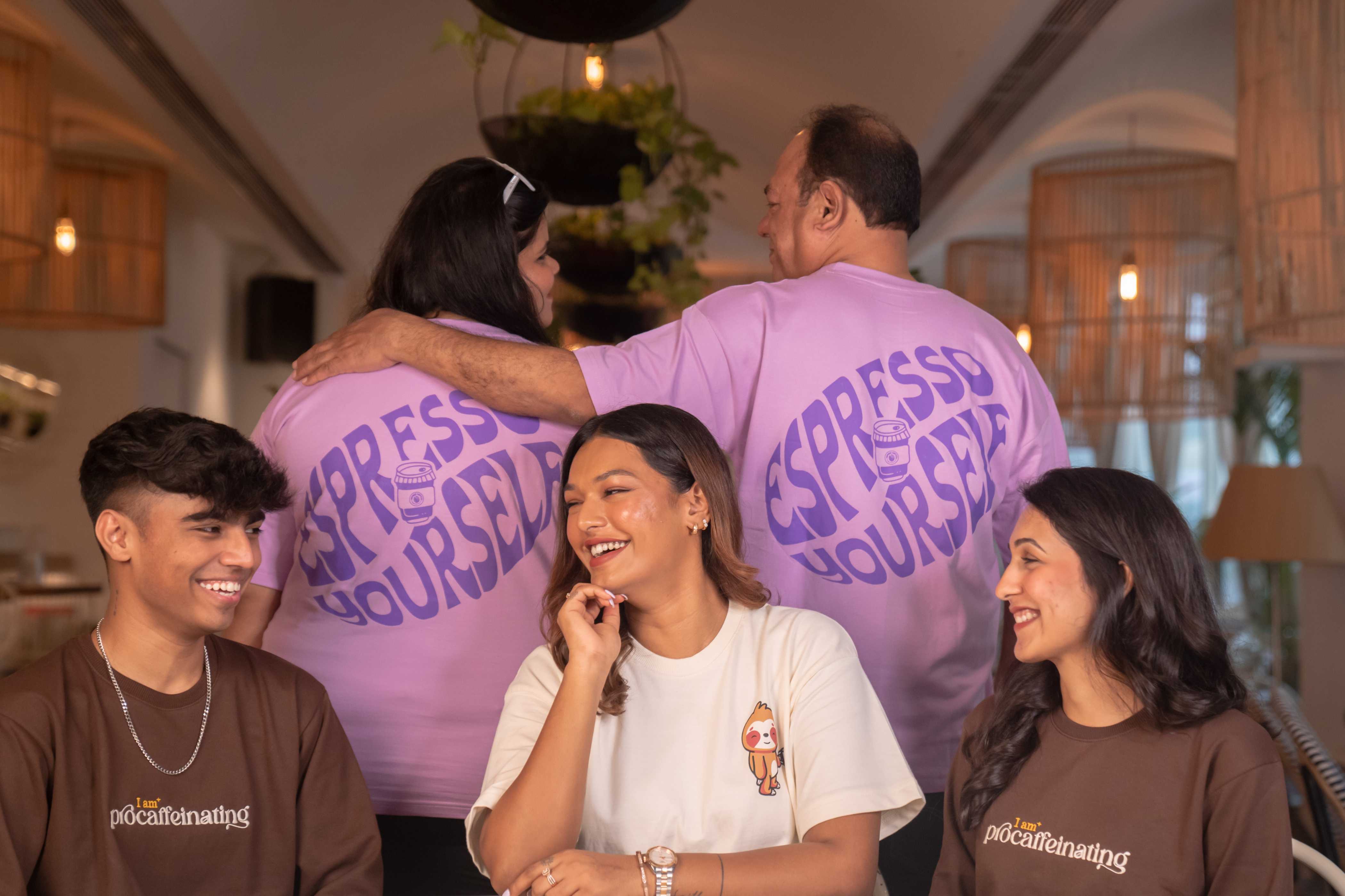 Espresso Yourself - Oversized T-shirt - Lavender