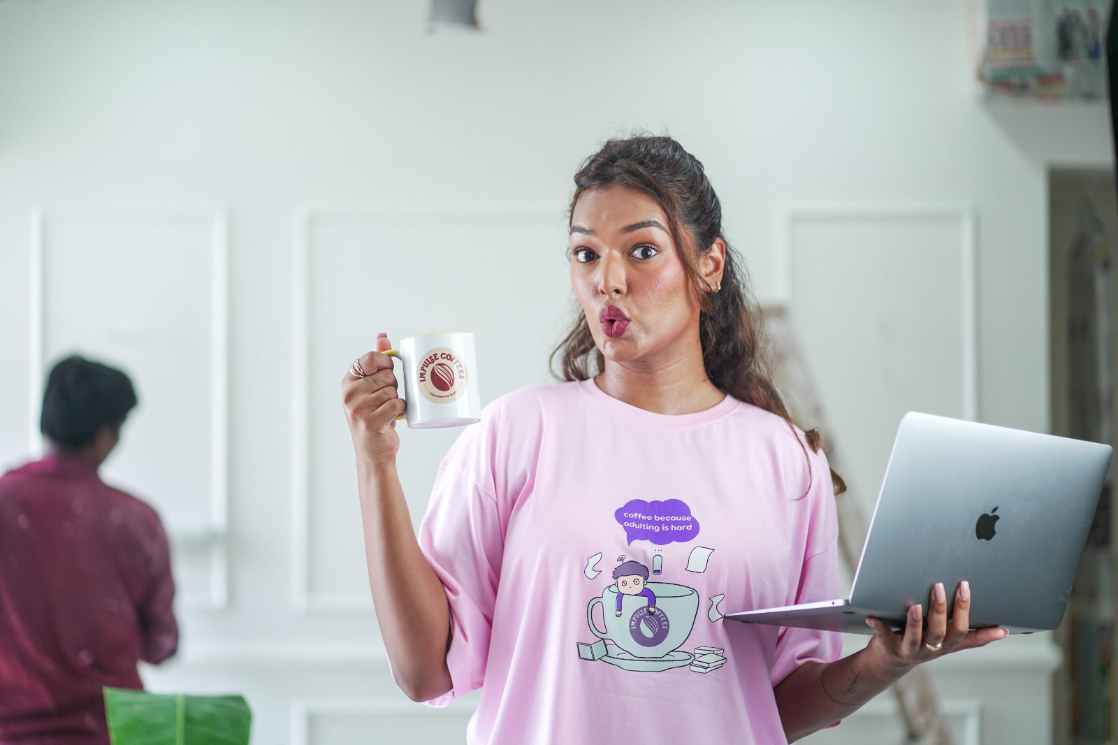 Coffee because Adulting is hard t-shirt 