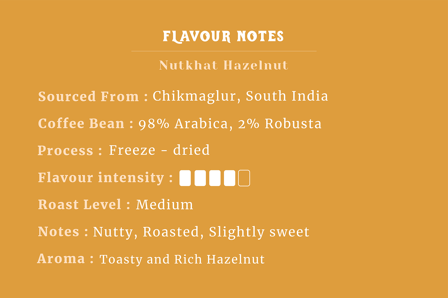 NutKhat Hazelnut Premium Instant Coffee 100gms